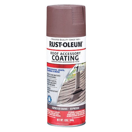 Weather Resistant Coating, Espresso Shake, Unfinished, Oil, 12 Oz MPN:302125