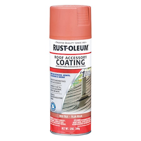 Weather Resistant Coating, Red Tile, Unfinished, Oil, 12 Oz MPN:313815
