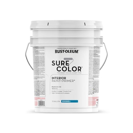 Interior Paint, White, 5 gal MPN:398347