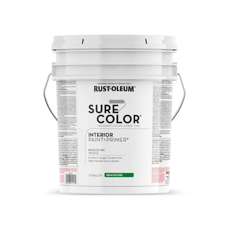 Interior Paint, White, 5 gal MPN:398371