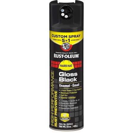 Spray Paint, Exterior, 15 oz, Black MPN:398922