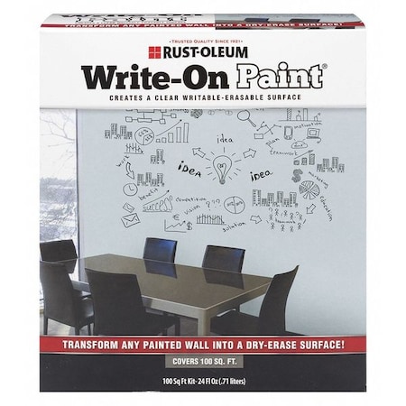 Write-On Paint, 100 sq. ft., Clear, 24 oz. MPN:72110