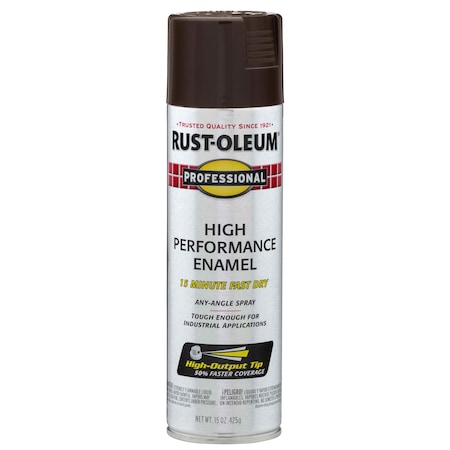 Rust Preventative Spray Paint, Dark Brown, Gloss, 15 Oz MPN:7548838