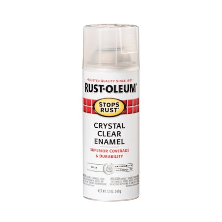 Rust Preventative Spray Paint, Clear, Gloss, Solvent, 12 oz MPN:7701830