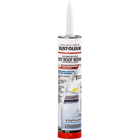 Wet Roof Repair, Asphalt, Black, 10.1 oz MPN:351249