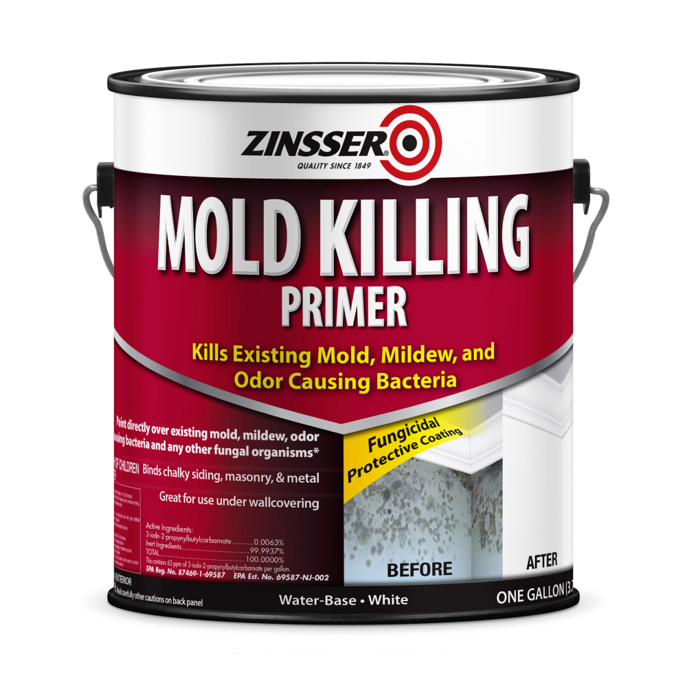 Zinsser Mold Killing Primer, 1 Gallon, Case Of 2 Bottles MPN:276049