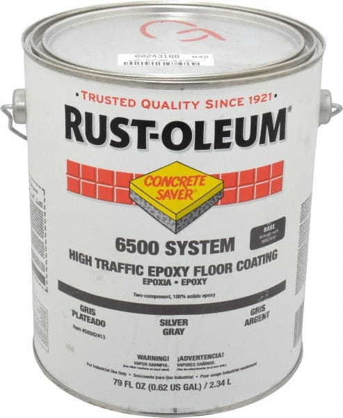 Protective Coating: 1 gal Can, High Gloss Finish, Gray & Silver MPN:S6582413