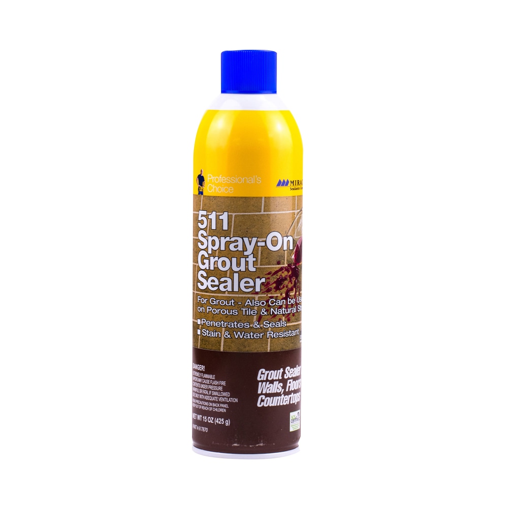 Miracle Sealants 511 Grout Sealer, 15 Oz, Case Of 6 Bottles MPN:GRTSLRAEROCS