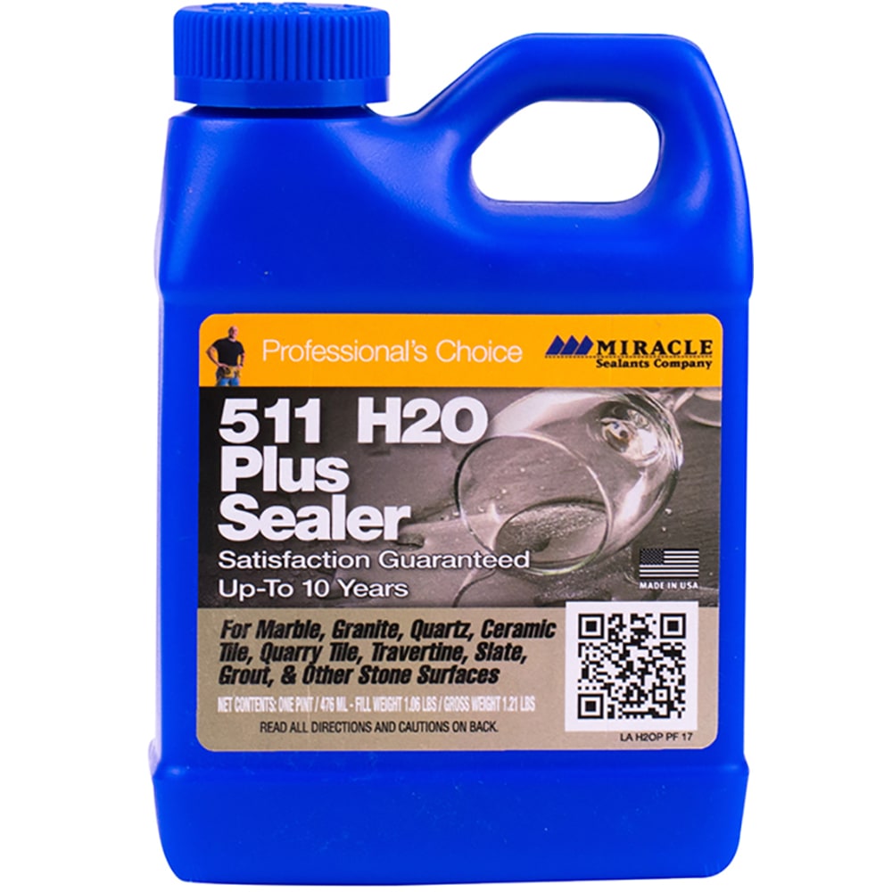 Miracle Sealants 511 H20 Plus, 16 Oz, Case Of 6 Bottles MPN:H2OPLQT6