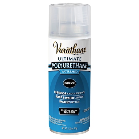 Polyurethane Spray, Clear, 11.25 oz. MPN:200081