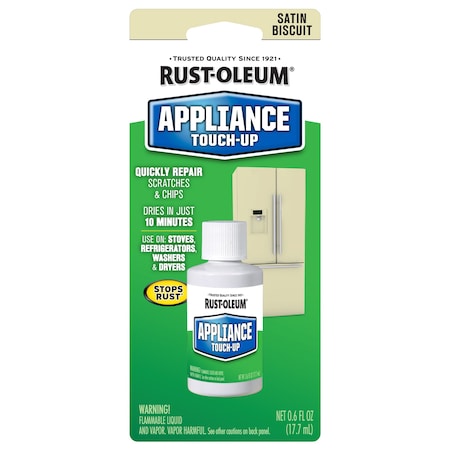 Appliance Touch Up Paint, Biscuit, 0.6 oz. MPN:203002