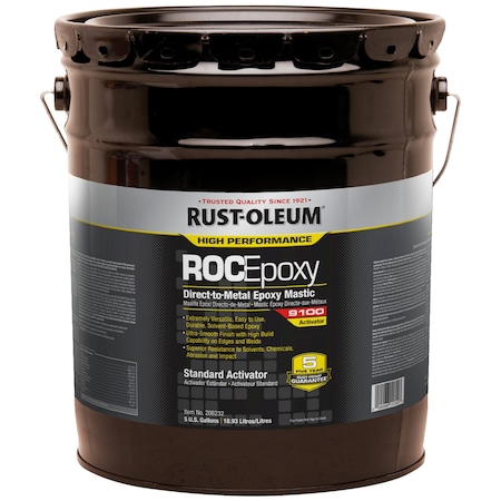 Standard Epoxy Coating Activator, Clear, 5 gal, 125 to 225 sq. ft./gal, 9100 Series MPN:206232
