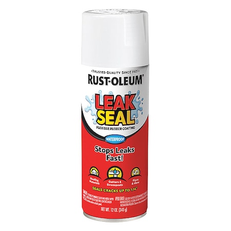 Leak Sealer, 12 oz, Latex; Oil Base, White MPN:267970