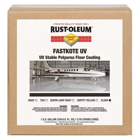 1 gal Floor Coating, High Gloss Finish, Clear, Solvent Base MPN:277499