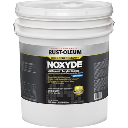 Elastomeric Acrylic, Beige Gray, 5gal, Pail MPN:283088