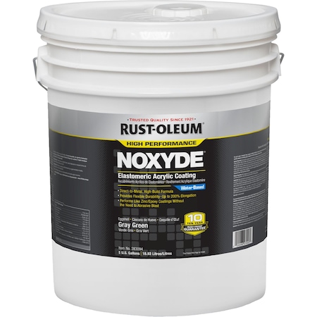 Elastomeric Acrylic, Gray Green, 5gal, Pail MPN:283094