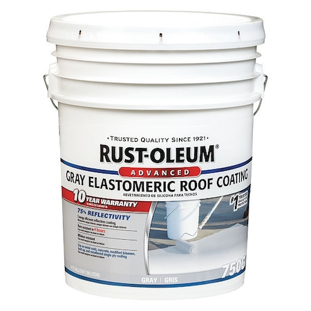 Elastomeric Roof Coating, 4.75 gal MPN:345498