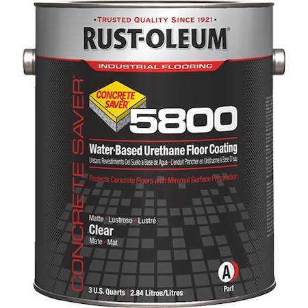 1 gal Floor Coating, Matte Finish, Clear, Water Base MPN:353962