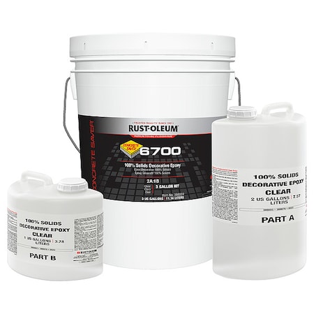 Epoxy Coating, High Gloss Finish, Clear, Solvent Base MPN:388959