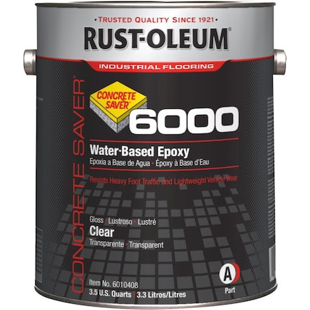 1 gal Floor Coating, High Gloss Finish, Clear, Water Base MPN:6010408