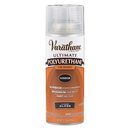 Polyurethane Spray, Clear, 11.25 oz. MPN:9081