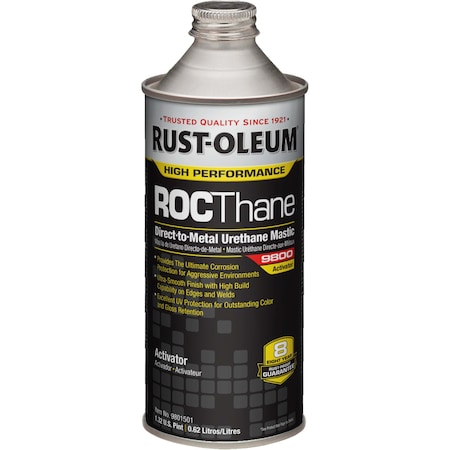 Urethane Mastic Activator, Clear, 1 qt MPN:9801501