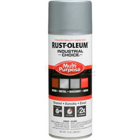 Rust-Oleum Industrial 1600 System Gen Purpose Enamel Aerosol Dull Aluminum 12 oz. - 1614830 1614830 - Pkg Qty 6