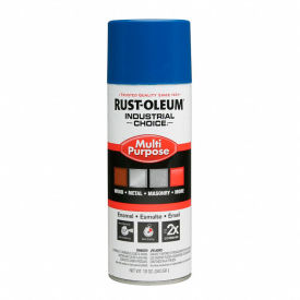 Rust-Oleum Industrial 1600 System General Purpose Enamel Aerosol True Blue 12 oz. - 1626830V 1626830V - Pkg Qty 6