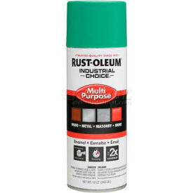Rust-Oleum Industrial 1600 System General Purpose Enamel Aerosol Safety Green 12 oz. - 1633830 1633830 - Pkg Qty 6
