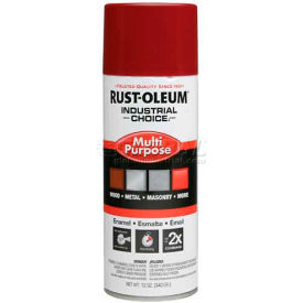 Rust-Oleum Industrial 1600 System General Purpose Enamel Aerosol Banner Red 12 oz.- 1666830 1666830 - Pkg Qty 6