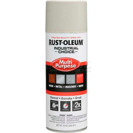 Rust-Oleum Industrial Choice 1600 System General Purpose Enamel Aerosol Almond 12 oz. - 1672830 1672830 - Pkg Qty 6