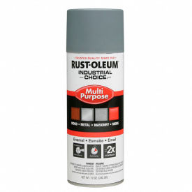 Rust-Oleum Industrial Choice 1600 System Gen Purpose Enamel Aerosol Gray Primer 12 oz.- 1680830V 1680830V - Pkg Qty 6