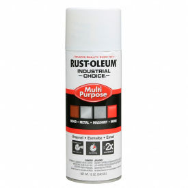 Rust-Oleum Industrial 1600 System General Purpose Enamel Aerosol Glossy White 12 oz. - 1692830V 1692830V - Pkg Qty 6