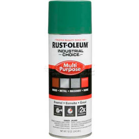 Rust-Oleum Industrial 1600 System General Purpose Enamel Aerosol Machine Green 12 oz. - 202211 202211 - Pkg Qty 6