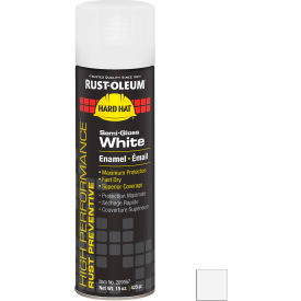Rust-Oleum High Performance V2100 Rust Preventive Enamel Aerosol Semi-Gloss White 15 oz.- 209567 209567 - Pkg Qty 6