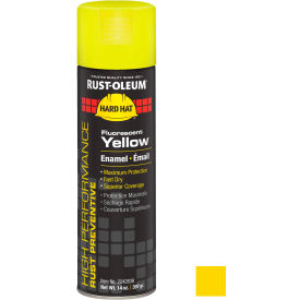 Rust-Oleum High Perform V2100 Rust Prevent Enamel Aerosol Fluorescent Yellow 14 oz. - 2242838 2242838 - Pkg Qty 6