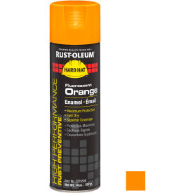 Rust-Oleum High Perform V2100 Rust Prevent Enamel Aerosol Fluorescent Orange 14 oz. - 2255838 2255838 - Pkg Qty 6