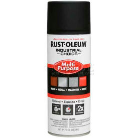 Rust-Oleum Industrial 1600 System General Purpose Enamel Aerosol Black Primer 12 oz. - 257400 257400 - Pkg Qty 6