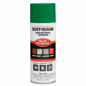 Rust-Oleum Industrial 1600 System Gen Purpose Enamel Aerosol Emerald Green 12 oz. - 257401 257401V - Pkg Qty 6
