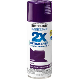 Rust-Oleum® Painter's Touch 2X Ultra Cover Spray Paint 12 oz. Aerosol Can Purple 334042 - Pkg Qty 6