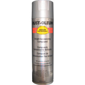 Rust-Oleum High Performance V2100 System Galvanizing Compound Aerosol Bright 20 oz. Can - V2117838 V2117838 - Pkg Qty 6