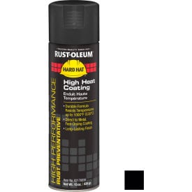Rust-Oleum High Performance V2100 System High Heat Aerosol Black 15 oz. - V2176838 V2176838 - Pkg Qty 6