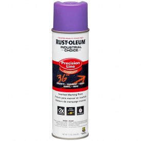 Rust-Oleum M1600 Solvent-Based -Line Inverted Marking Paint Aerosol Fluor Purple 1669838V - Pkg Qty 12