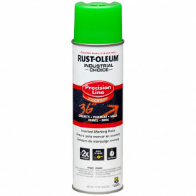 Rust-Oleum M1600 Solvent-Based Precision-Line Inverted Marking Paint Aero Fluor. Green 203023V - Pkg Qty 12