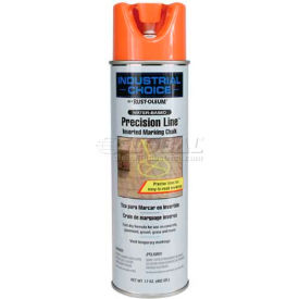 Rust-Oleum Mc1800 Water-Based Precision-Line Inverted Marking Chalk Aerosol Apwa Orange 205233 - Pkg Qty 12