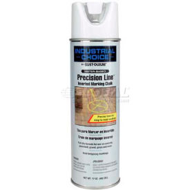 Rust-Oleum Mc1800 Water-Based Precision-Line Inverted Marking Chalk Aerosol Apwa Wht 205237 - Pkg Qty 12