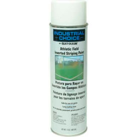 Rust-Oleum Af1600 System Athletic Field Inverted Striping Paint Aerosol White 206043 - Pkg Qty 12