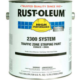 Rust-Oleum 2300 System 100 VOC Traffic Zone Striping Paint Yellow 5 Gal. 2348300