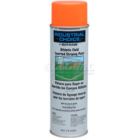 Rust-Oleum Af1600 System Athletic Field Inverted Striping Paint Aerosol Fluor. Orange 257406 - Pkg Qty 12