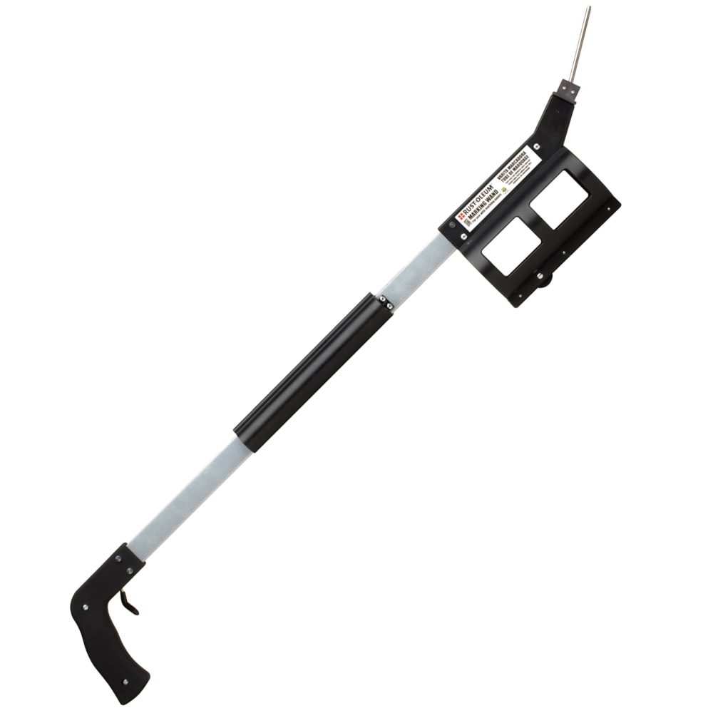 Rust-Oleum Industrial Choice Marking Wand, 5-1/8inW, Yellow MPN:268476